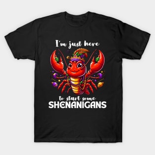 I'm Just Here To Start Some Shenanigans T-Shirt